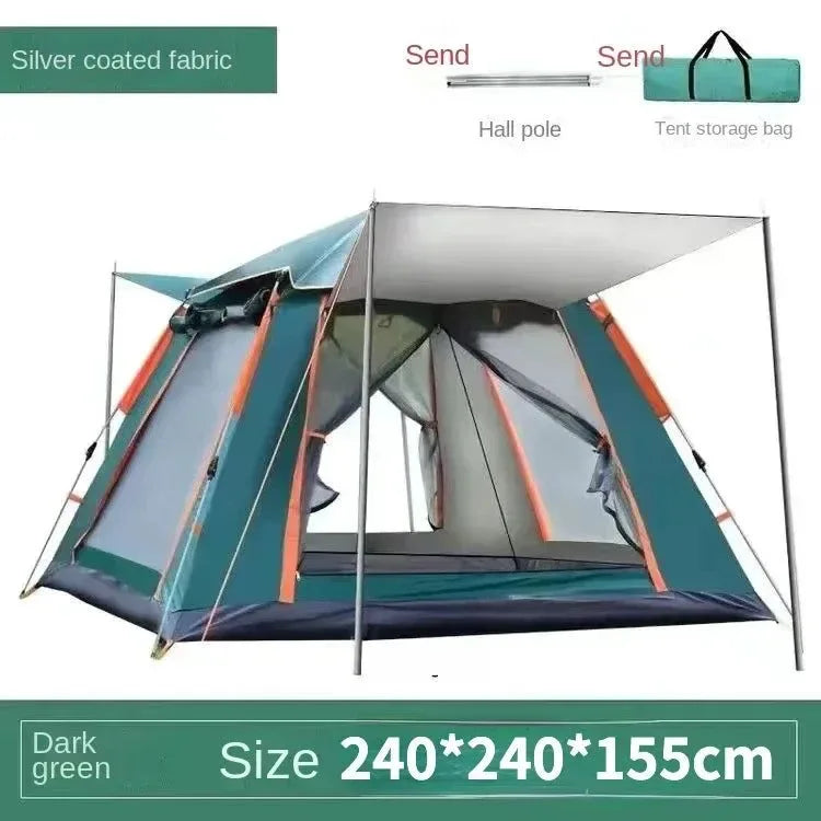 5-8 Person Outdoor Automatic Quick Open Tent Rainfly Waterproof Camping Tent - Trekker Essentials