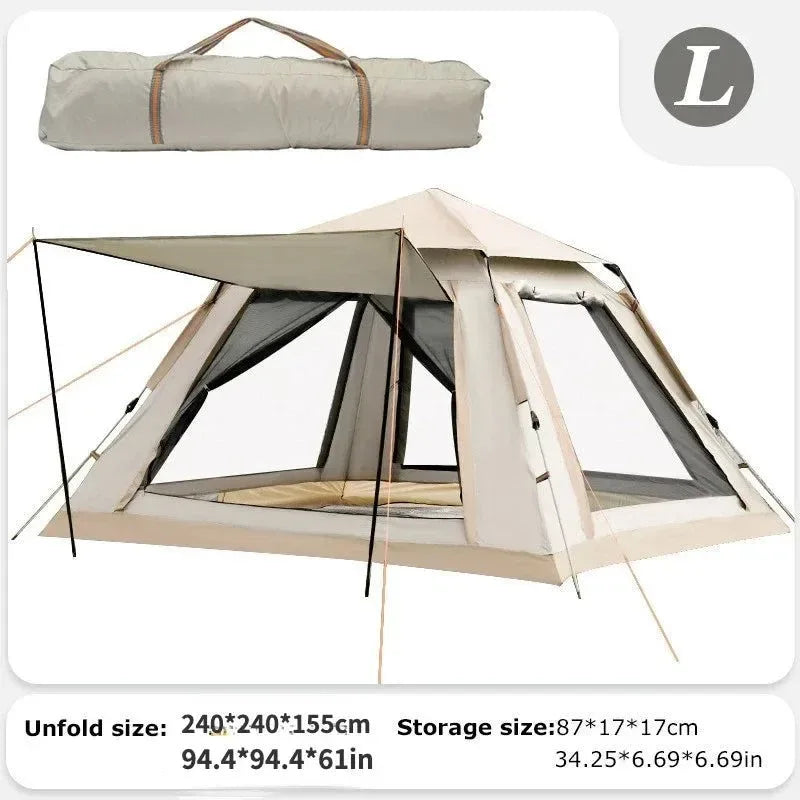 5-8 Person Outdoor Automatic Quick Open Tent Rainfly Waterproof Camping Tent - Trekker Essentials