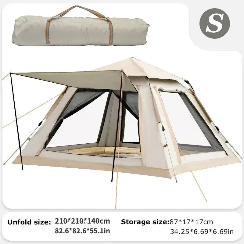 5-8 Person Outdoor Automatic Quick Open Tent Rainfly Waterproof Camping Tent - Trekker Essentials