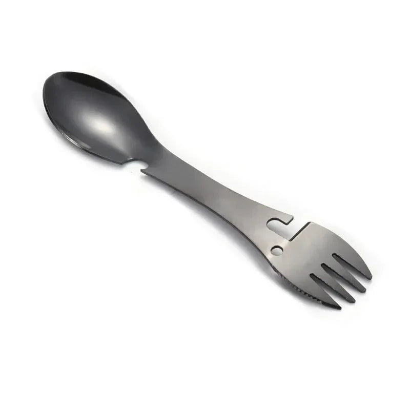5-in-1 Multifunction Camping Spork: Compact and Versatile Outdoor Utensil - Trekker Essentials