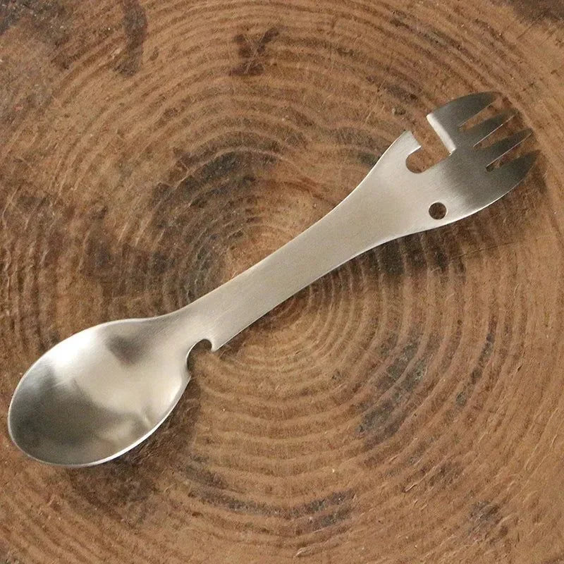 5-in-1 Multifunction Camping Spork: Compact and Versatile Outdoor Utensil - Trekker Essentials