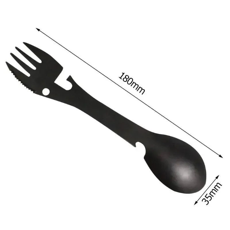 5-in-1 Multifunction Camping Spork: Compact and Versatile Outdoor Utensil - Trekker Essentials