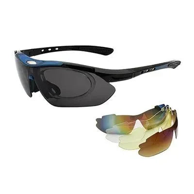 5 Lens Military Tactical Goggles with Detachable Myopia Frame - Trekker Essentials