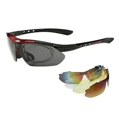 5 Lens Military Tactical Goggles with Detachable Myopia Frame - Trekker Essentials