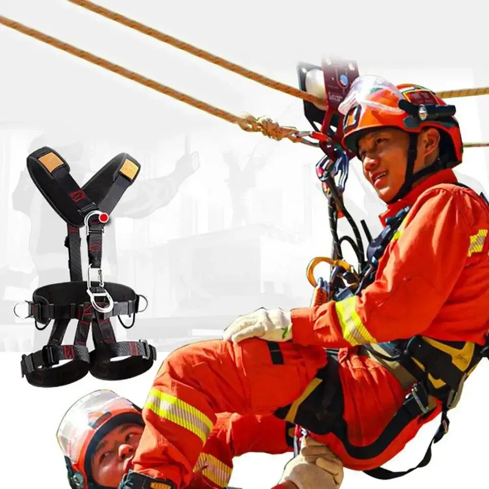 5-Point Safety Harness - Adjustable Fall Protection Kit for Climbing/Construction - Trekker Essentials