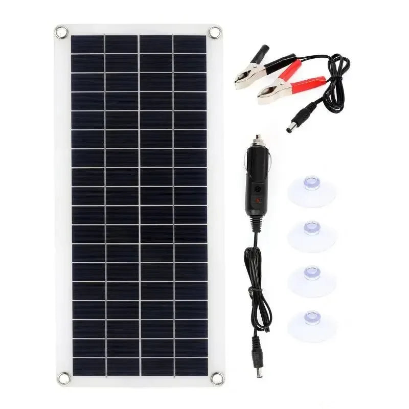 50W Solar Panel 12V USB Power Portable Outdoor Solar Cell Car Ship Camping Hiking Travel Phone Charger - Trekker Essentials