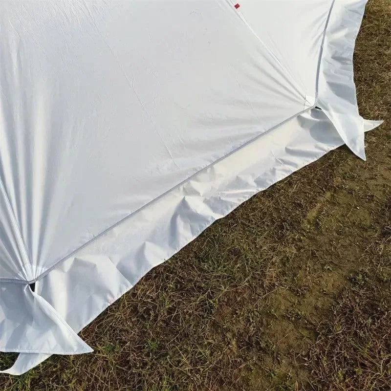 5M Oversized Pyramid Tent with Snow Skirt and Chimney Jacket - Trekker Essentials