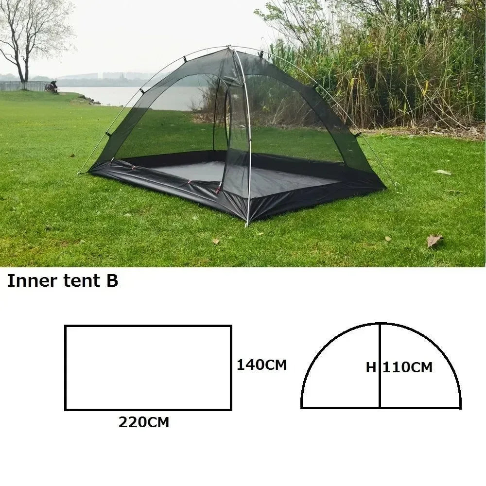 5M Oversized Pyramid Tent with Snow Skirt and Chimney Jacket - Trekker Essentials