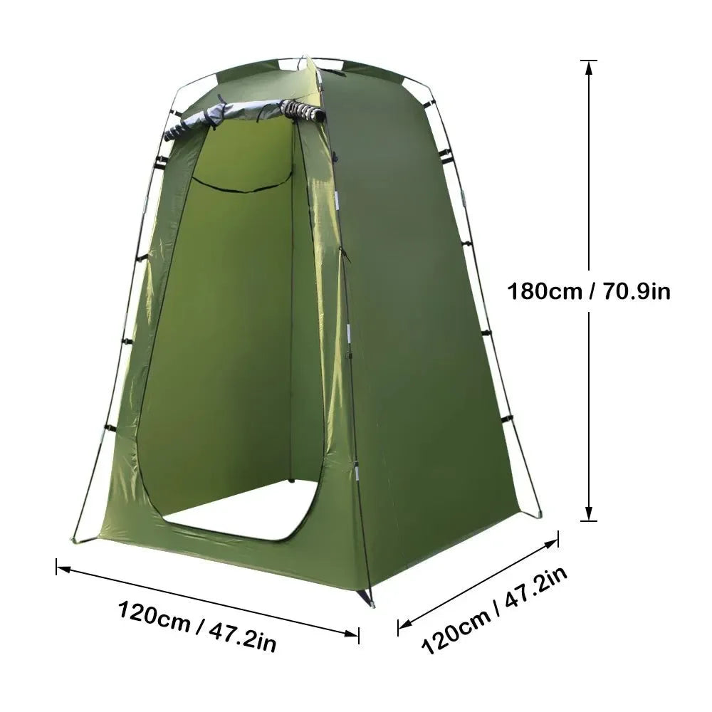 6-Foot Pop-Up Privacy Tent – Instant Changing Room & Camp Shower Shelter - Trekker Essentials