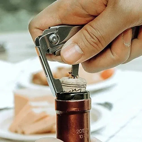 6-in-1 Detachable Camping Utensil Set - Compact Travel Cutlery with Spoon, Fork, Knife & Bottle Opener - Trekker Essentials