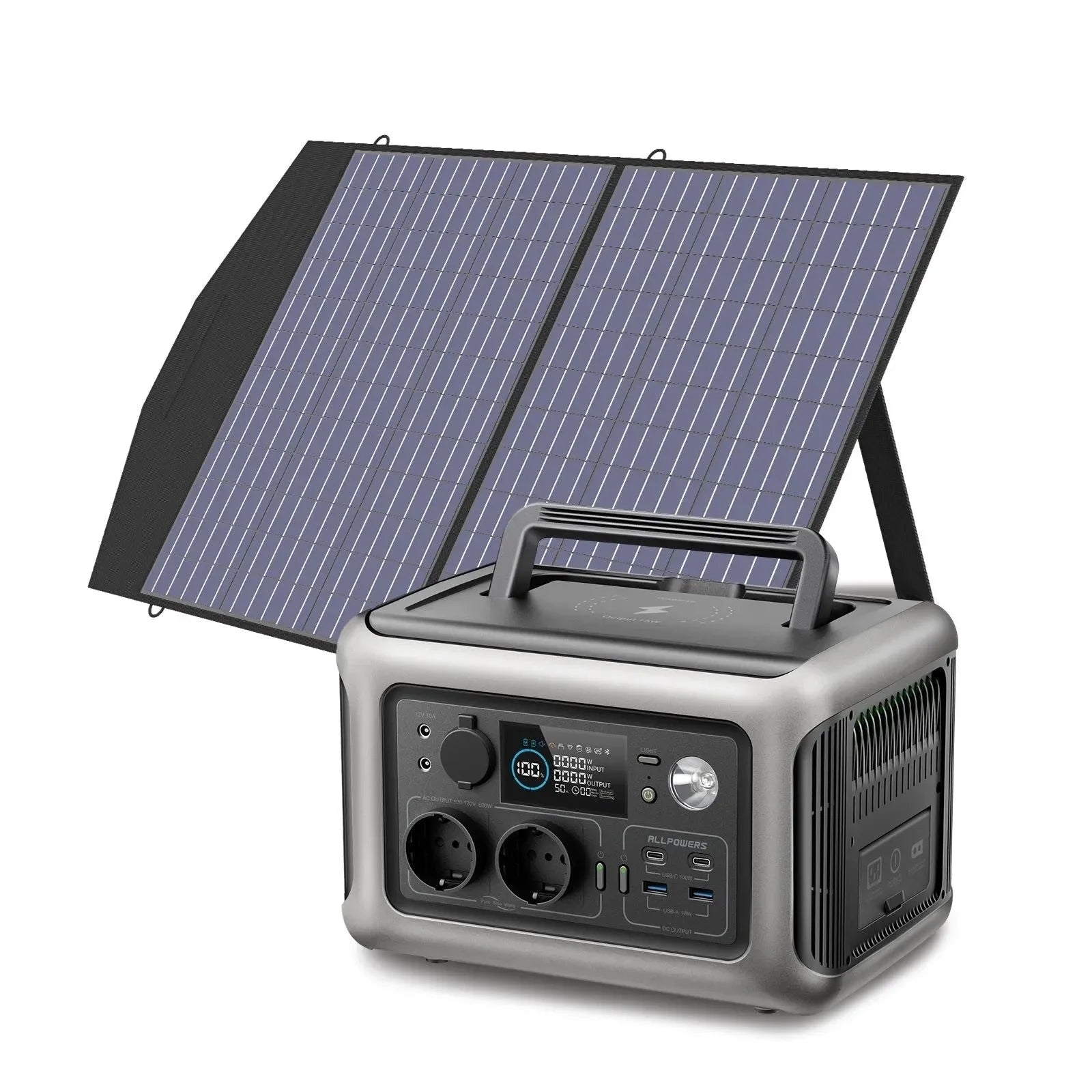 600W 299Wh Portable Power Station with Optional Solar Panel - LiFePO4 Solar Generator for Camping & Home - Trekker Essentials