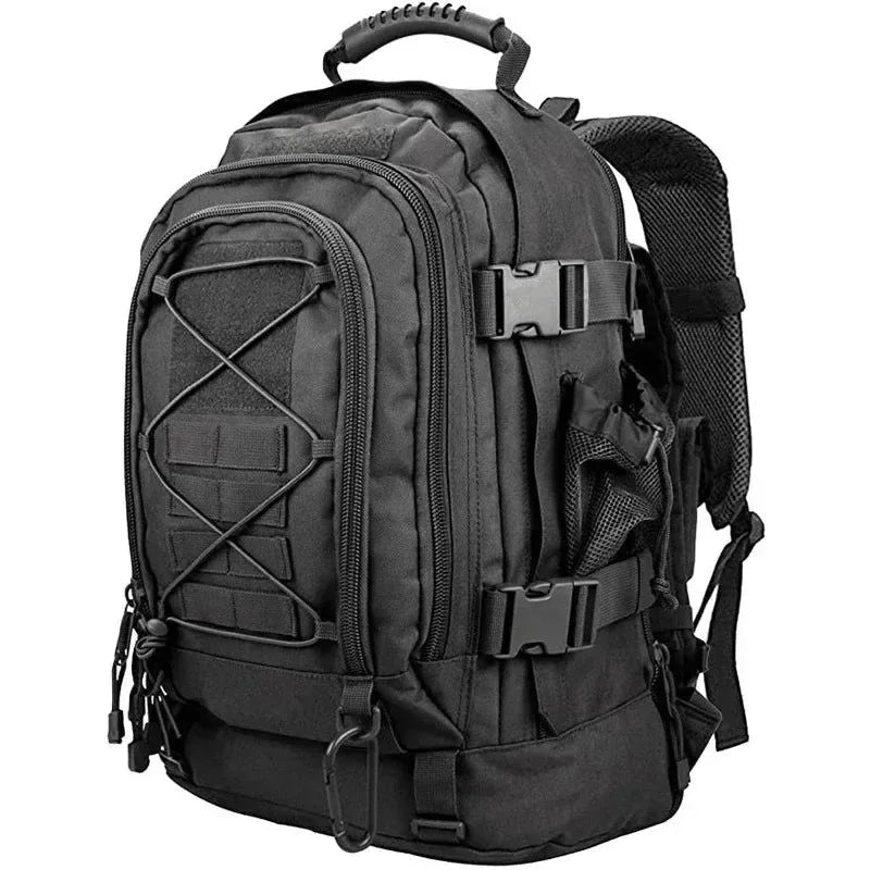 60L Military Tactical Backpack - Army Molle Assault Rucksack for Outdoor Travel, Hiking, Camping, Hunting - Trekker Essentials