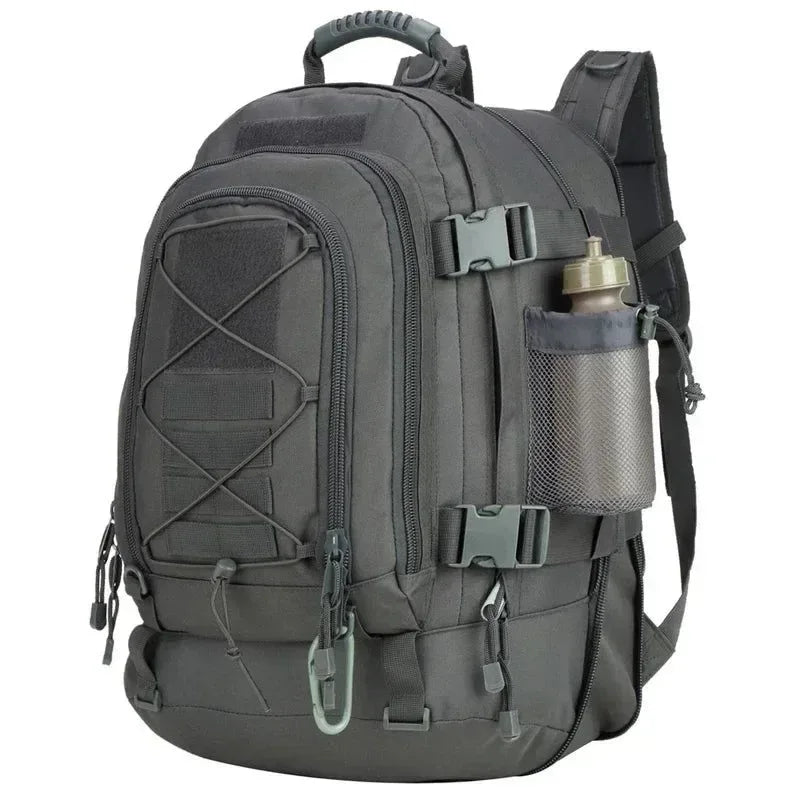 60L Military Tactical Backpack - Army Molle Assault Rucksack for Outdoor Travel, Hiking, Camping, Hunting - Trekker Essentials