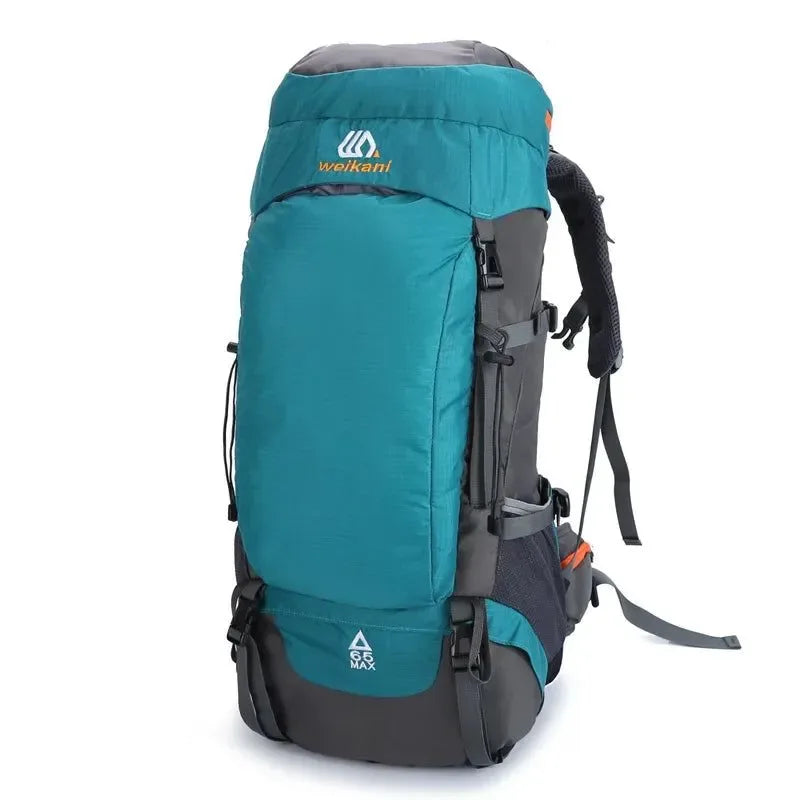 65L Waterproof Camping Backpack - Large Capacity Outdoor Climbing and Hiking Bag for Mountaineering and Trekking - Trekker Essentials