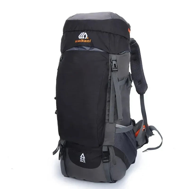 65L Waterproof Camping Backpack - Large Capacity Outdoor Climbing and Hiking Bag for Mountaineering and Trekking - Trekker Essentials