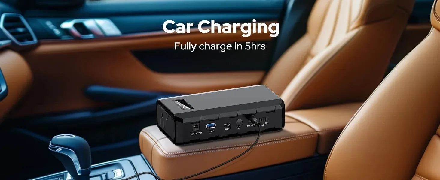 65W Portable Power Station with AC Outlet - 88.8Wh/24000mAh Solar Generator for Camping & Travel - Trekker Essentials