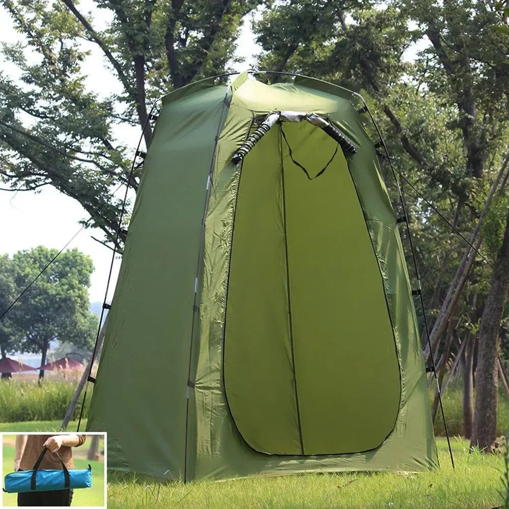 6ft Pop-Up Privacy Tent: Instant Shower & Changing Room for Camping, Beach & Hiking - Trekker Essentials