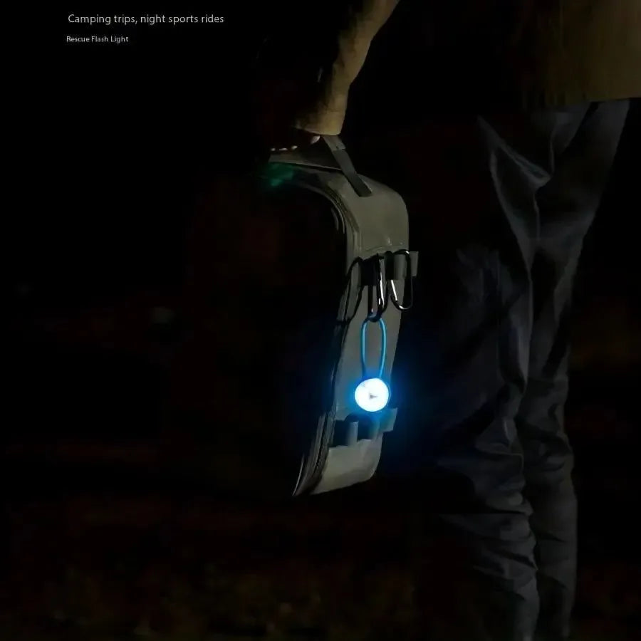 7-Piece LED Backpack Safety Light Set - Multicolor Visibility Lights for Outdoor Activities - Trekker Essentials