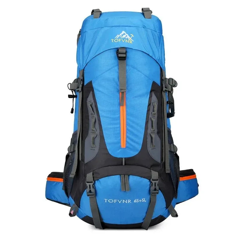 70L Camping Backpack - Men's Travel Bag Climbing Rucksack, Large Hiking Storage Pack for Outdoor Mountaineering - Trekker Essentials