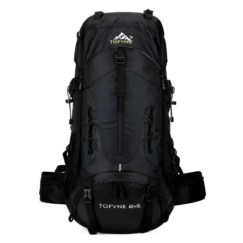 70L Camping Backpack - Men's Travel Bag Climbing Rucksack, Large Hiking Storage Pack for Outdoor Mountaineering - Trekker Essentials
