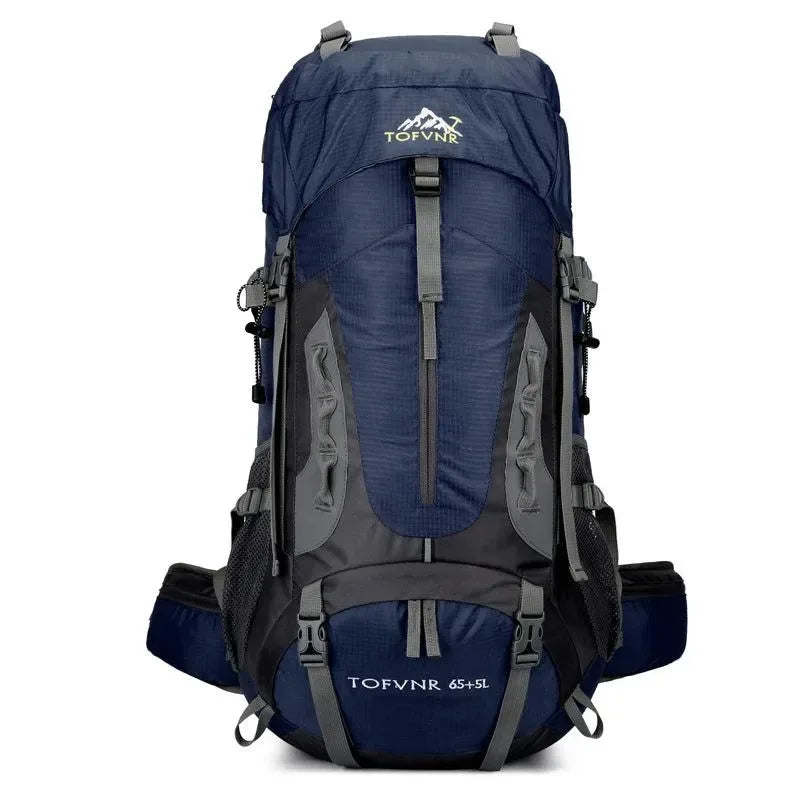70L Camping Backpack - Men's Travel Bag Climbing Rucksack, Large Hiking Storage Pack for Outdoor Mountaineering - Trekker Essentials