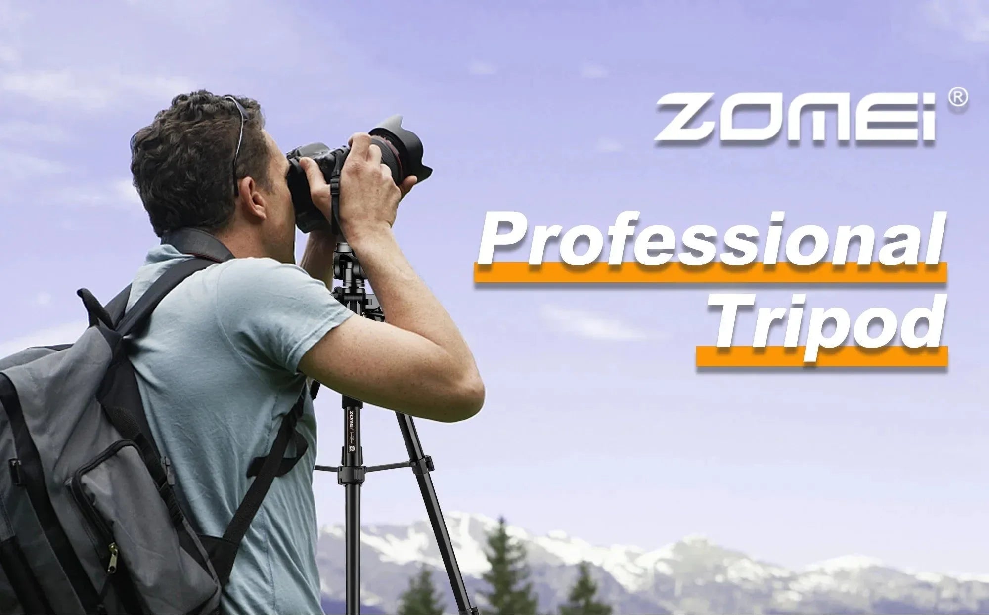 73.6" Professional Camera Tripod - 5kg Load Aluminum Alloy DSLR/Phone Stand - Trekker Essentials