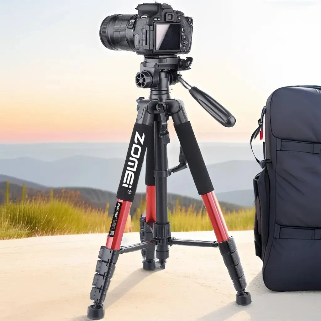 73.6" Professional Camera Tripod - 5kg Load Aluminum Alloy DSLR/Phone Stand - Trekker Essentials