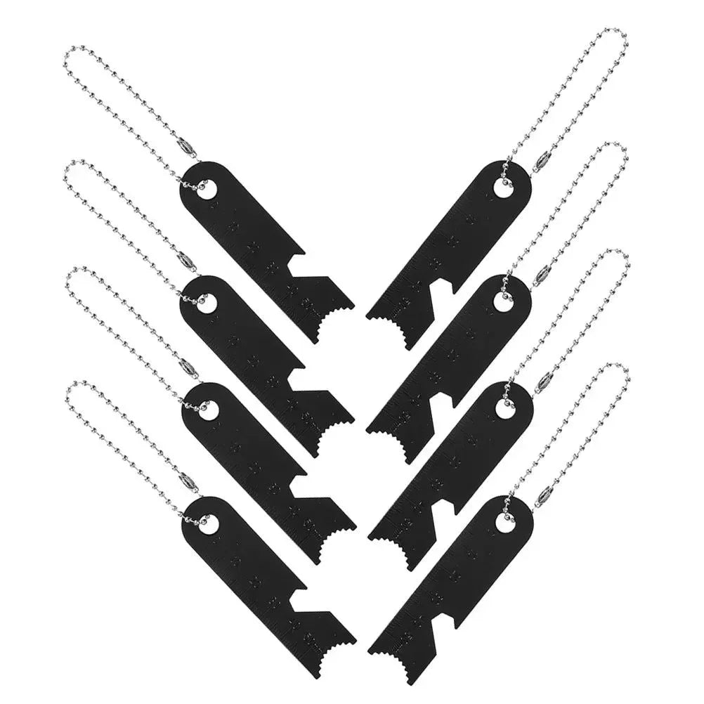 8 Pcs Outdoor Flint Scraper Camping Rod Striker - Fire Starting Tools - Steel Rods Manganese Strikers Magnesium - Trekker Essentials