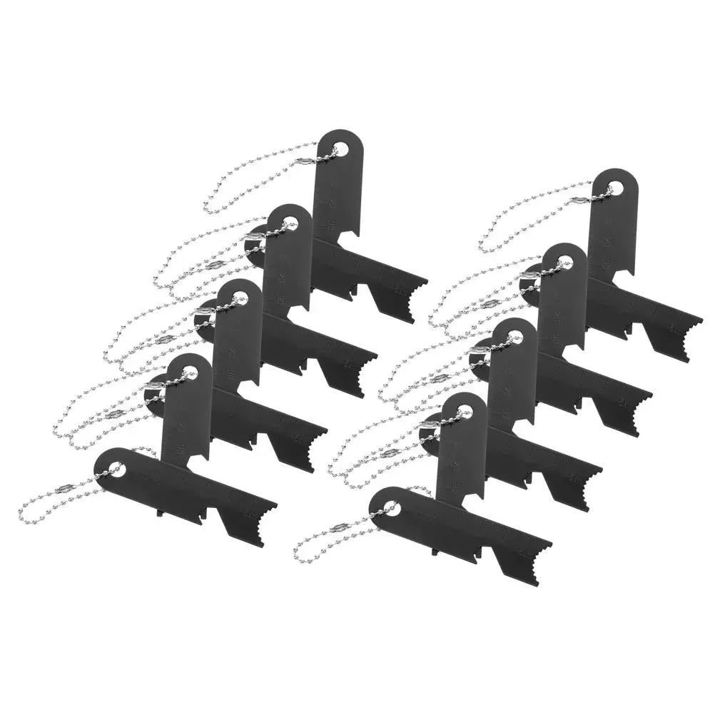 8 Pcs Outdoor Flint Scraper Camping Rod Striker - Fire Starting Tools - Steel Rods Manganese Strikers Magnesium - Trekker Essentials