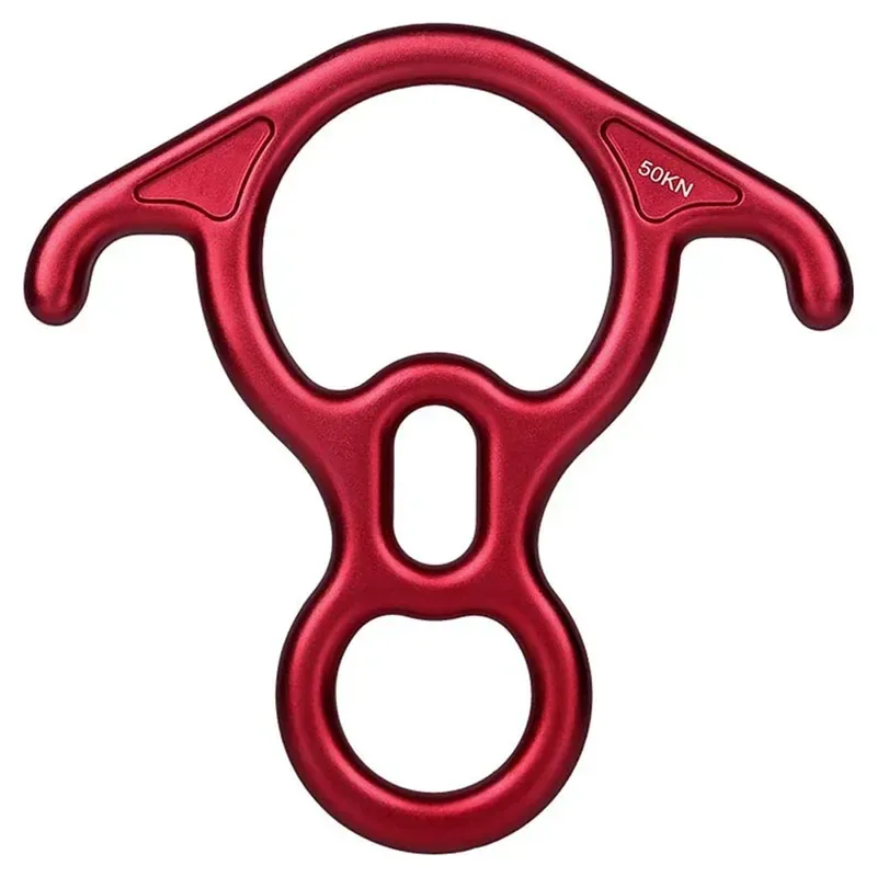 8-Shape Bent-Ear Belay Device for Rock Climbing - Rappelling and Descender Gear - Trekker Essentials