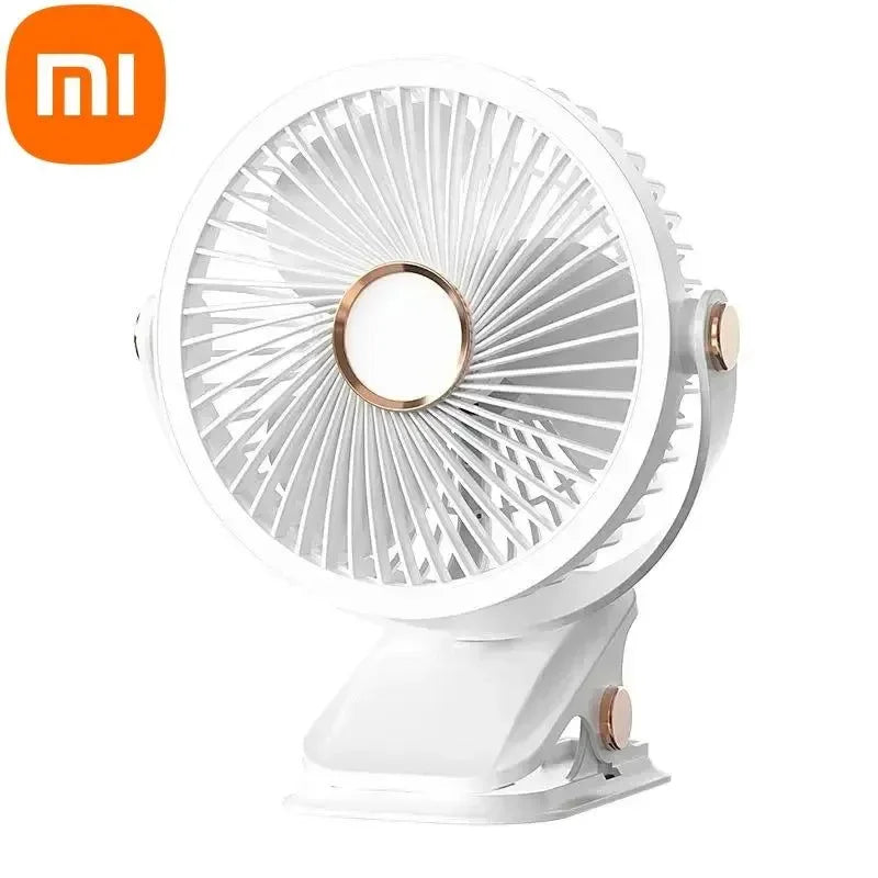 8000mAh Clip-on Fan 3 Speed Quiet Rechargeable Desktop Portable Air Circulator Wireless Fan - Trekker Essentials