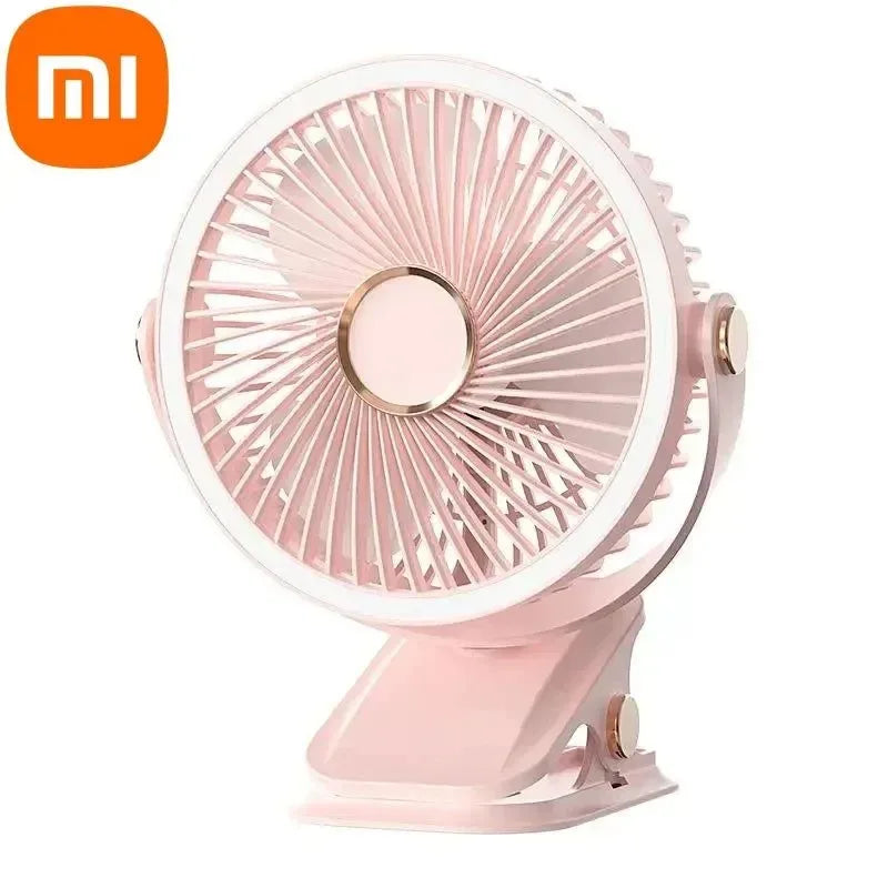 8000mAh Clip-on Fan 3 Speed Quiet Rechargeable Desktop Portable Air Circulator Wireless Fan - Trekker Essentials