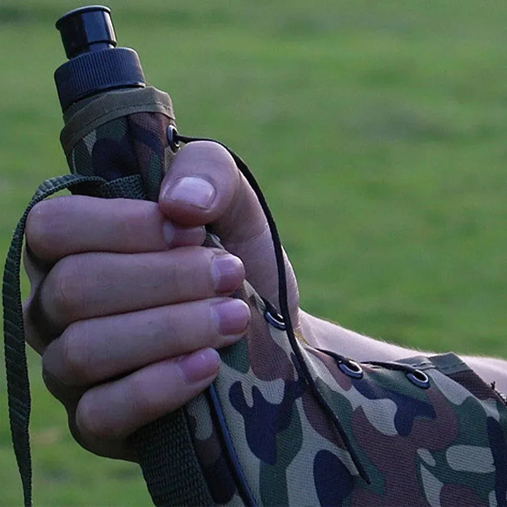 800ml Outdoor Hydration Bottle | Portable Sports Water Kettle with Shoulder Strap for Hiking & Backpacking - Trekker Essentials