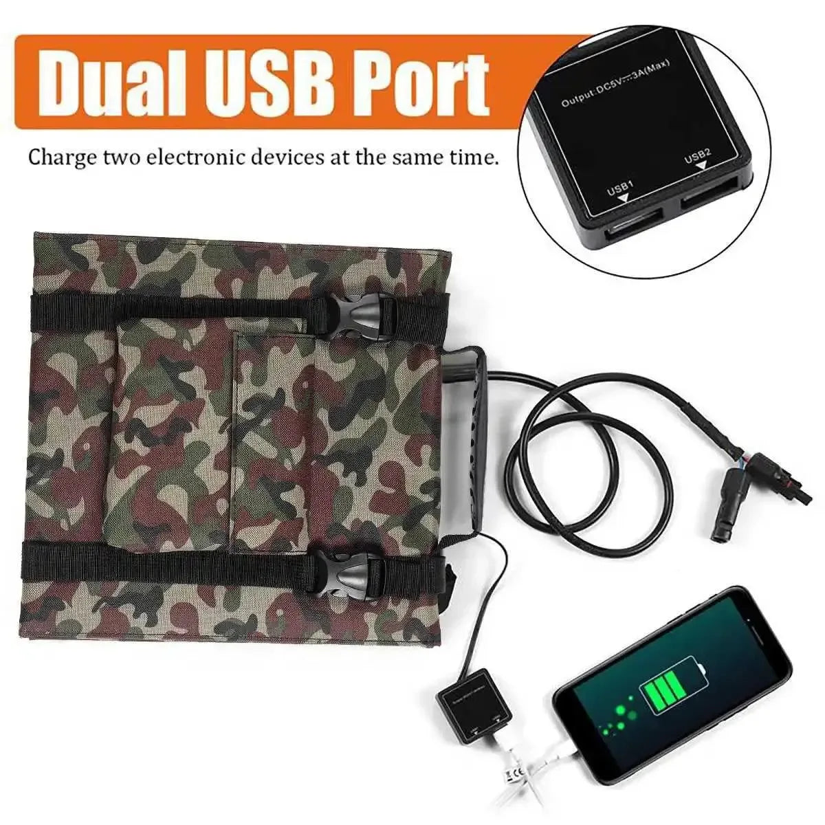 800W Foldable Solar Panel Kit with MPPT Controller and Portable Power Station for Camping, Car, Boat & Caravan - Trekker Essentials