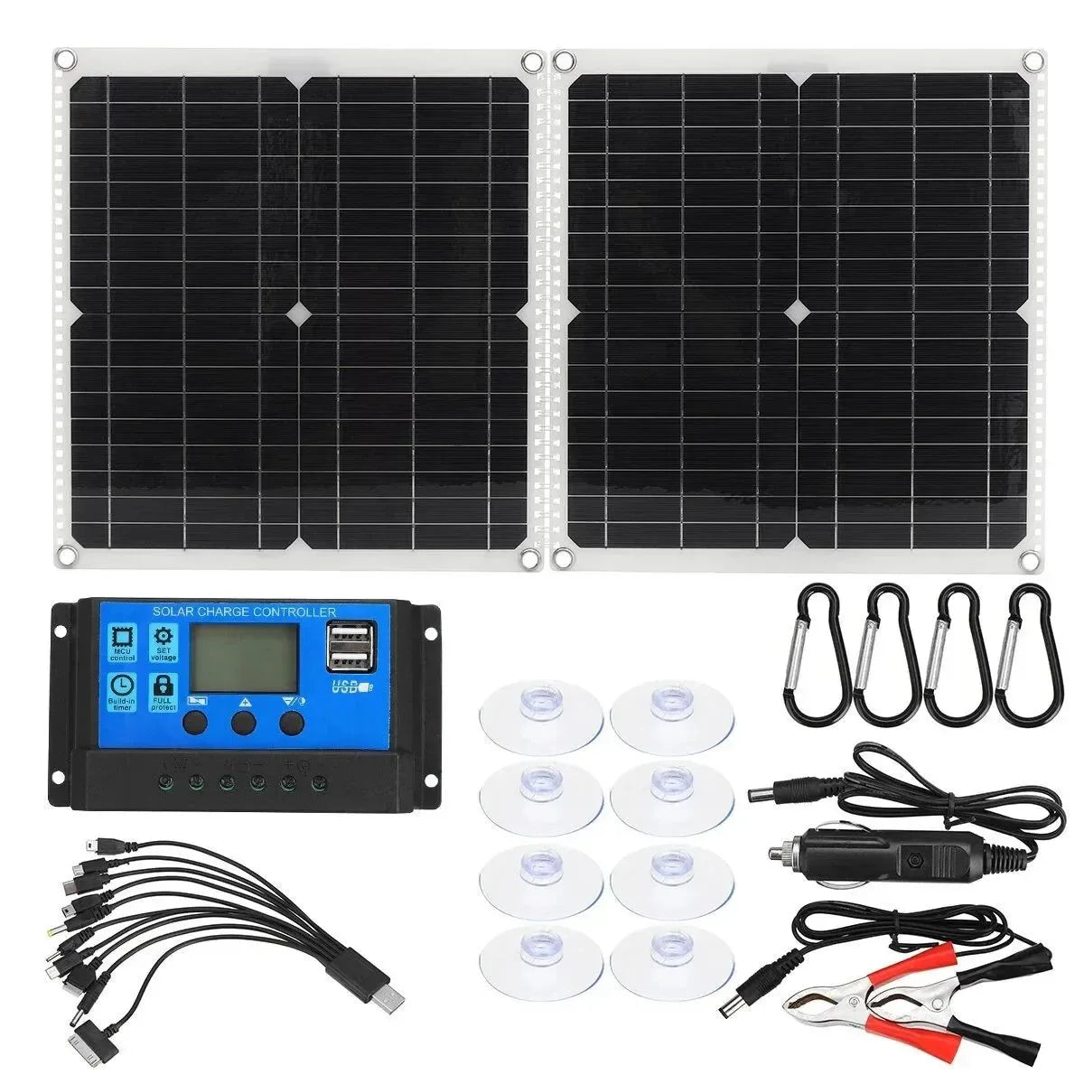 800W Solar Panel With Dual USB+DC Output - Trekker Essentials
