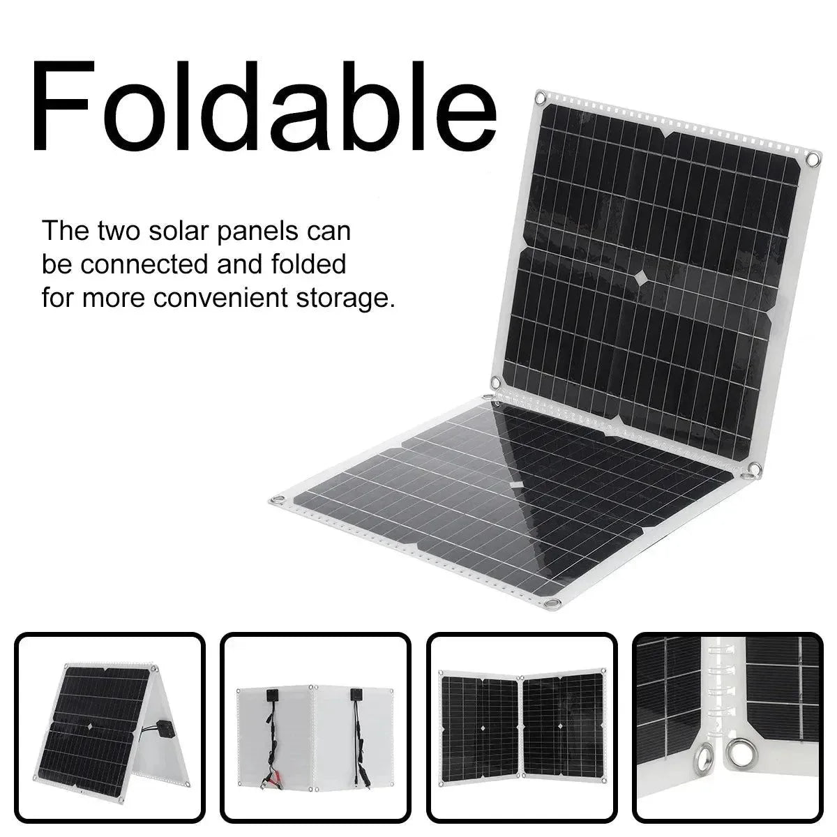 800W Solar Panel With Dual USB+DC Output - Trekker Essentials
