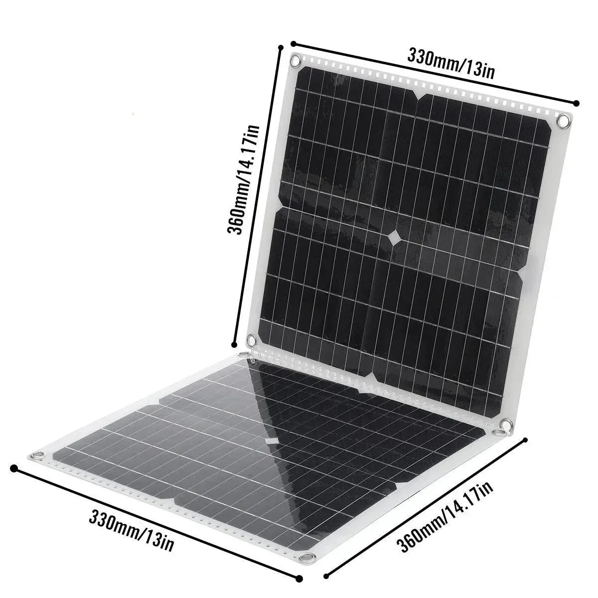 800W Solar Panel With Dual USB+DC Output - Trekker Essentials