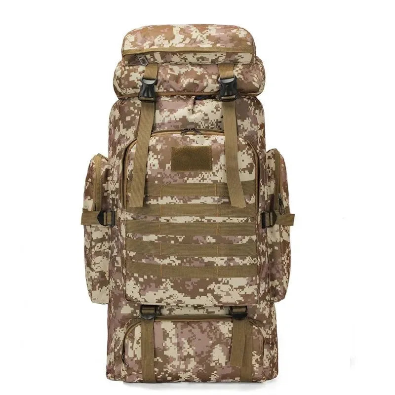 80L 900D Oxford Backpack - Large Waterproof Military Tactical Bag for Outdoor Sports - Trekker Essentials