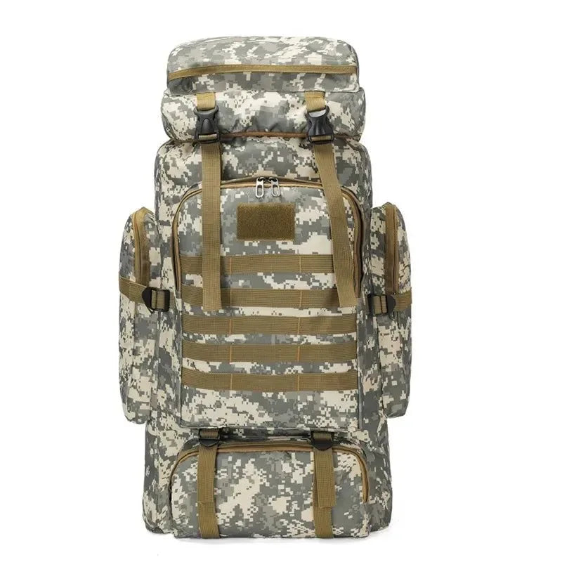 80L 900D Oxford Backpack - Large Waterproof Military Tactical Bag for Outdoor Sports - Trekker Essentials