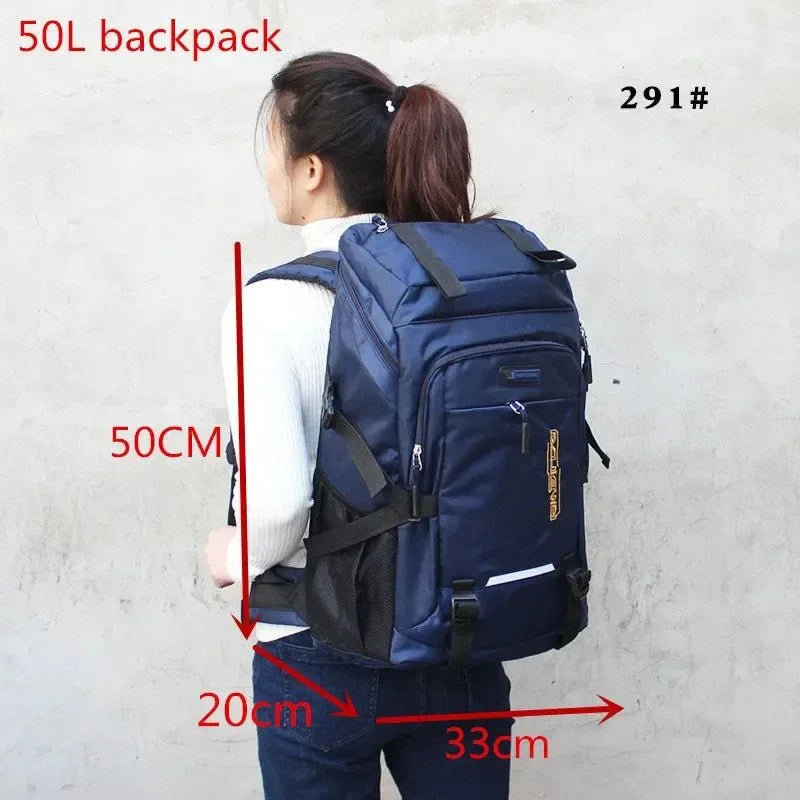 80L/50L Outdoor Backpack - Versatile Rucksack for Sports, Camping, Hiking, and School - Trekker Essentials