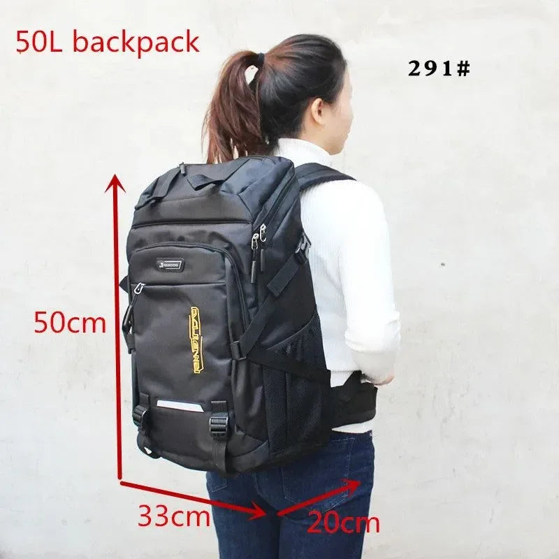 80L/50L Outdoor Backpack - Versatile Rucksack for Sports, Camping, Hiking, and School - Trekker Essentials