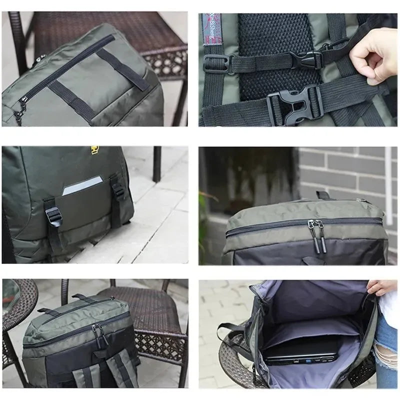 80L/50L Outdoor Backpack - Versatile Rucksack for Sports, Camping, Hiking, and School - Trekker Essentials