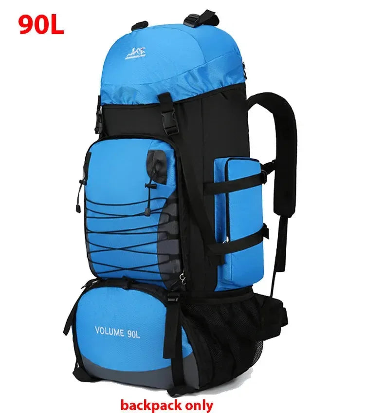 80L/90L Large Camping Backpack: Versatile Travel and Hiking Bag for Men and Women - Trekker Essentials