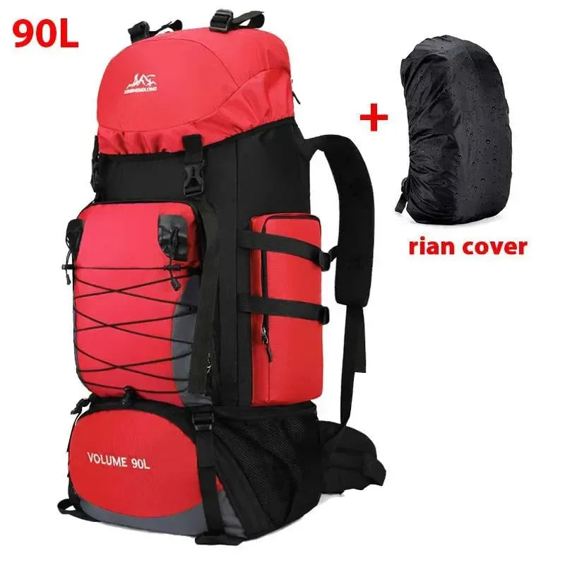 80L/90L Large Camping Backpack: Versatile Travel and Hiking Bag for Men and Women - Trekker Essentials
