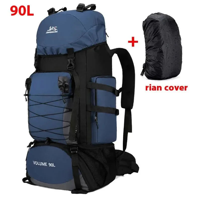 80L/90L Large Camping Backpack: Versatile Travel and Hiking Bag for Men and Women - Trekker Essentials