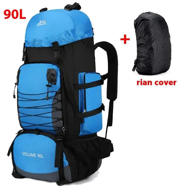 80L/90L Large Camping Backpack: Versatile Travel and Hiking Bag for Me – Trekker Essentials