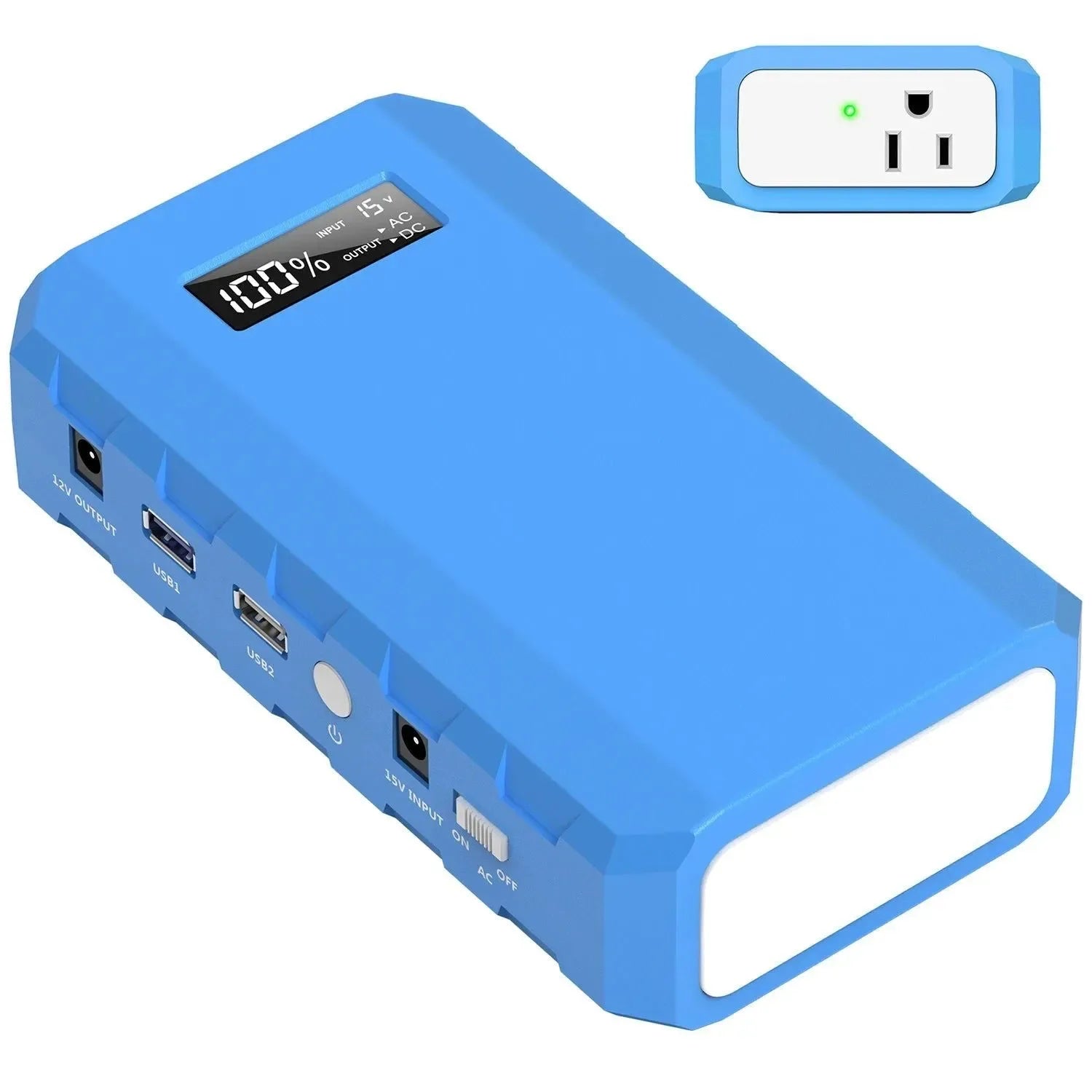88.8Wh Portable Power Station - 65W AC/DC Outdoor Charger with Display - Trekker Essentials