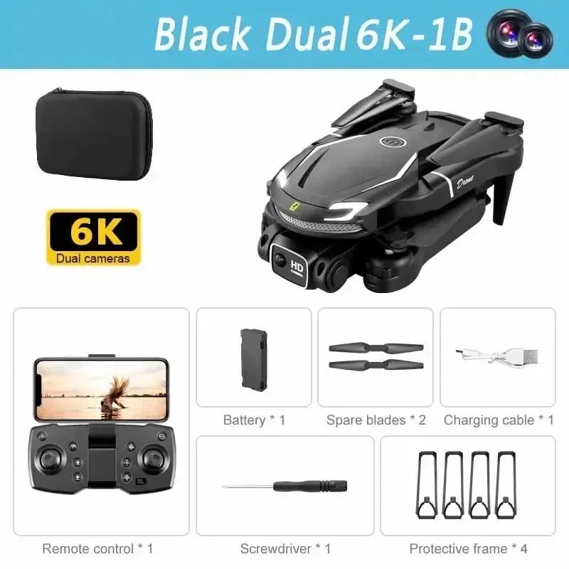 8K HD Dual Camera GPS Drone with 5G Transmission & Omnidirectional Obstacle Avoidance - Trekker Essentials