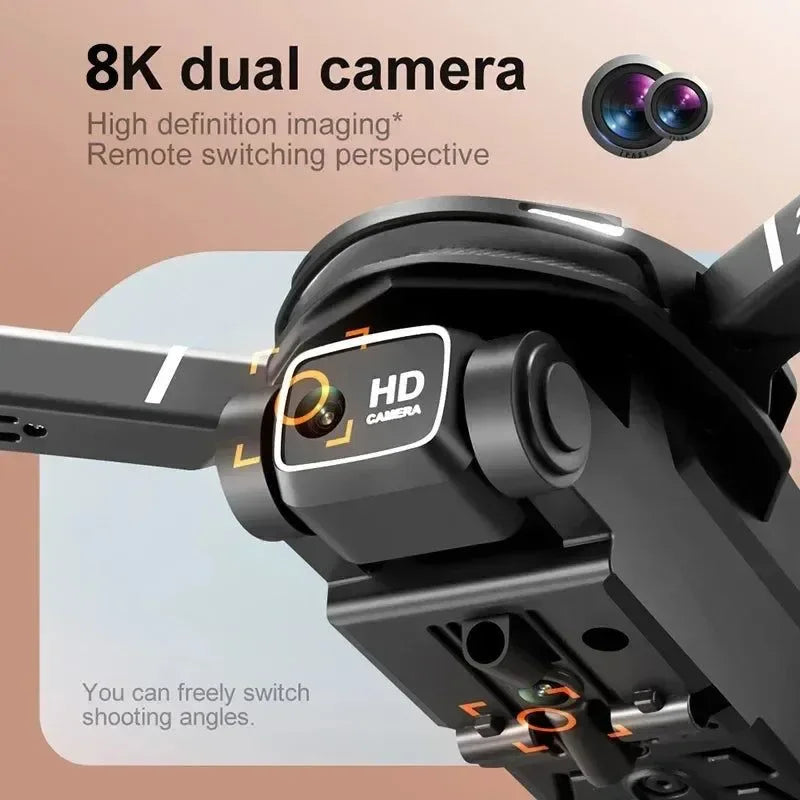 8K HD Dual Camera GPS Drone with 5G Transmission & Omnidirectional Obstacle Avoidance - Trekker Essentials