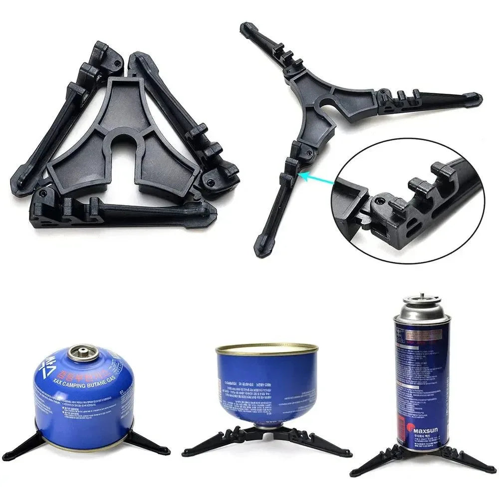 9-Piece Portable Camping Cookware Set - Lightweight Aluminum Pots, Mini Stove & Utensils for Outdoor Cooking, Hiking & Picnics - Trekker Essentials